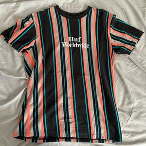 Huf Worldwide Striped T-Shirt